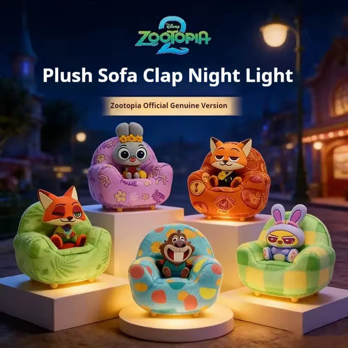 Disney - Blind Box - Zootopie Sofa avec LED - 1 pc - 10 cm