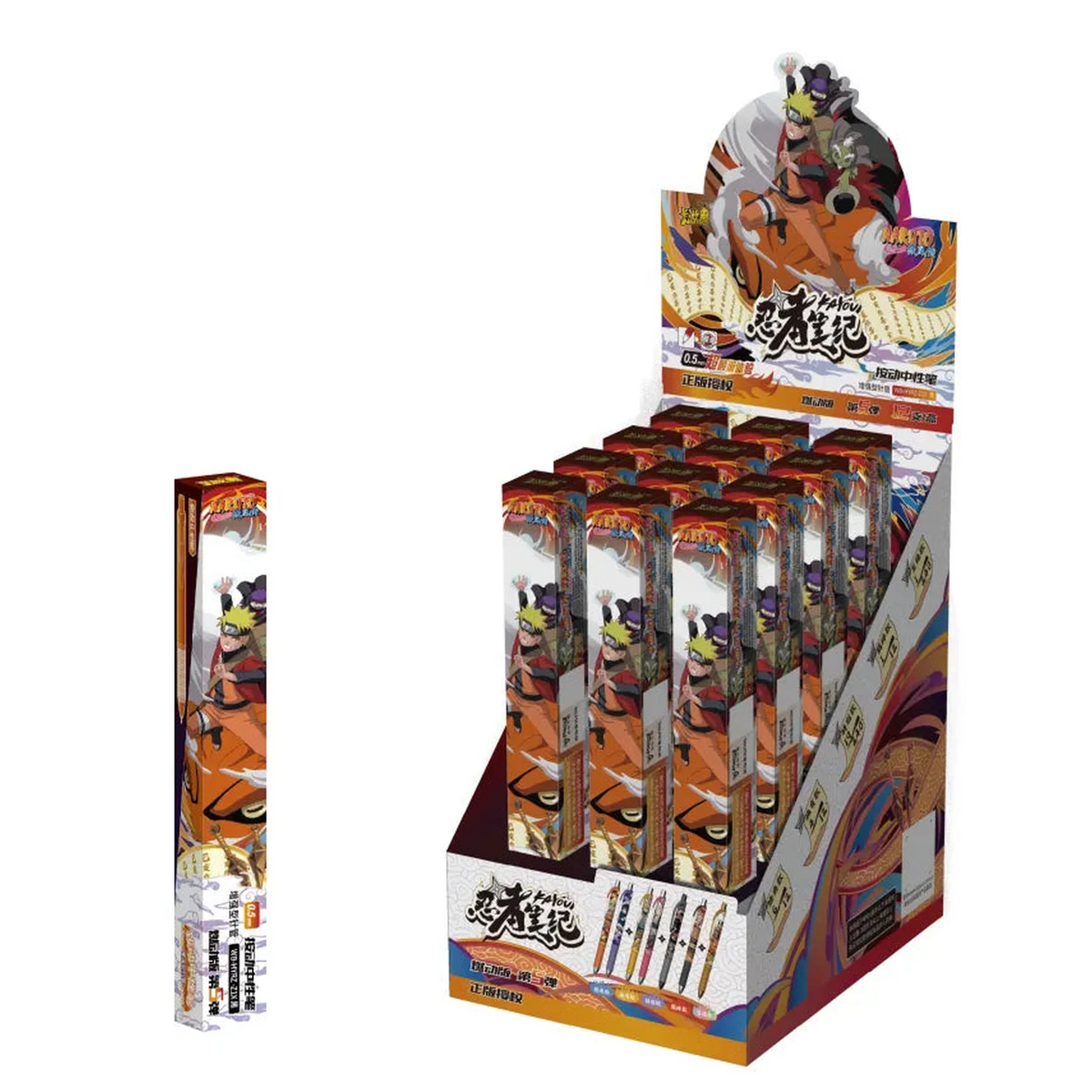 Blind box sous licence Naruto, vue principale