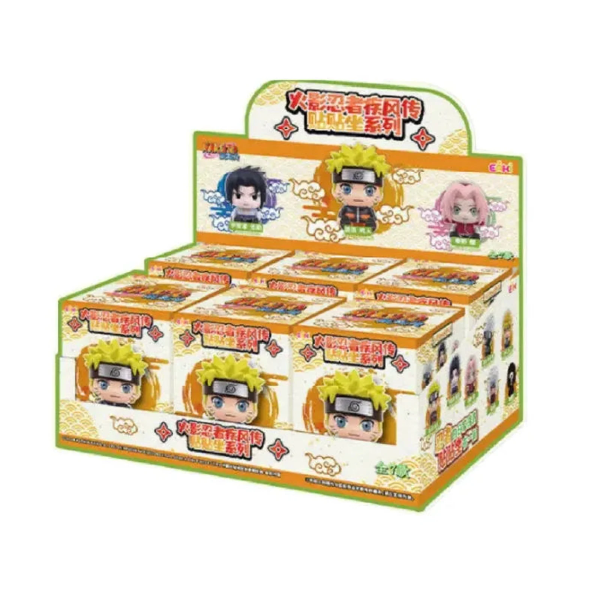 Blind box sous licence Naruto, vue principale