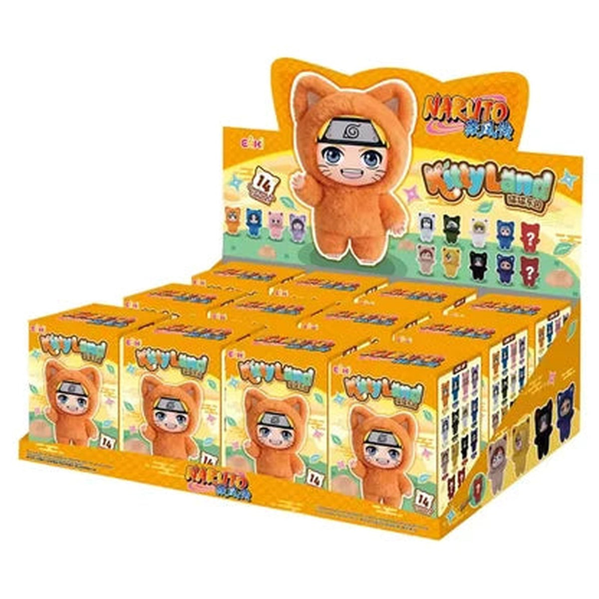 Blind box sous licence Naruto, vue principale