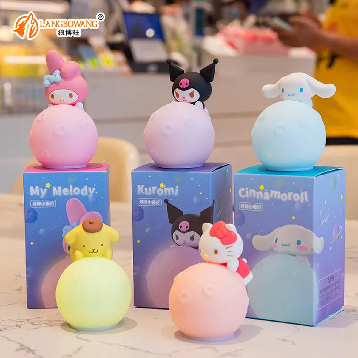 Sanrio - Blind Box - Little Moon LED Figure - 1 pc - Langbowang