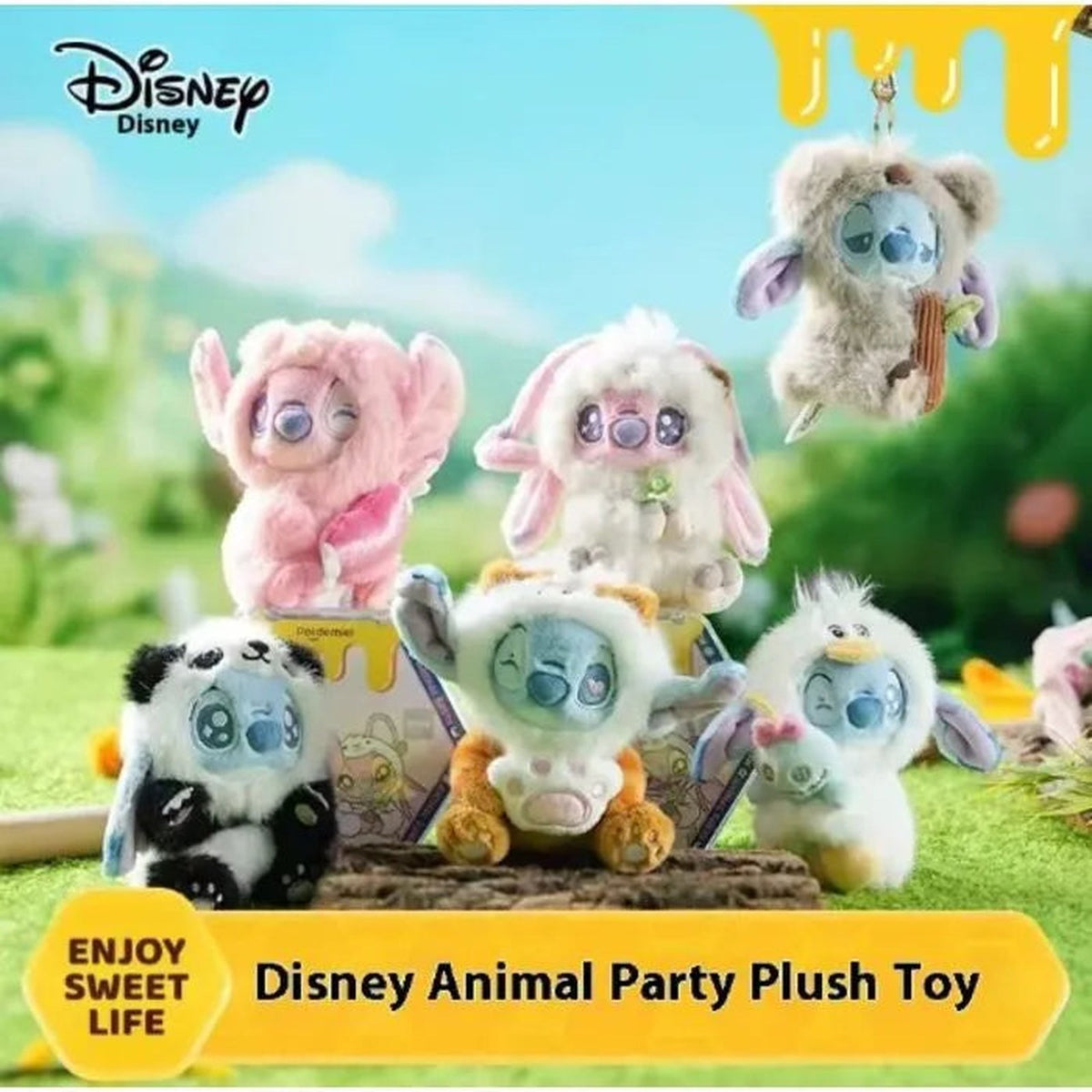 Disney - Blind Box - Plush Pendant Stitch Animals - 1 pc - Potdemiel