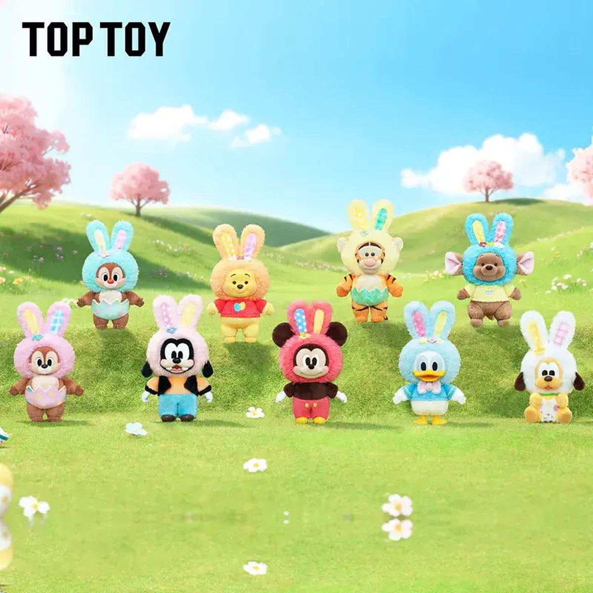 Disney - Blind Box - Plush Pendant Spring Suprise Egg - 1 pc - Toptoy