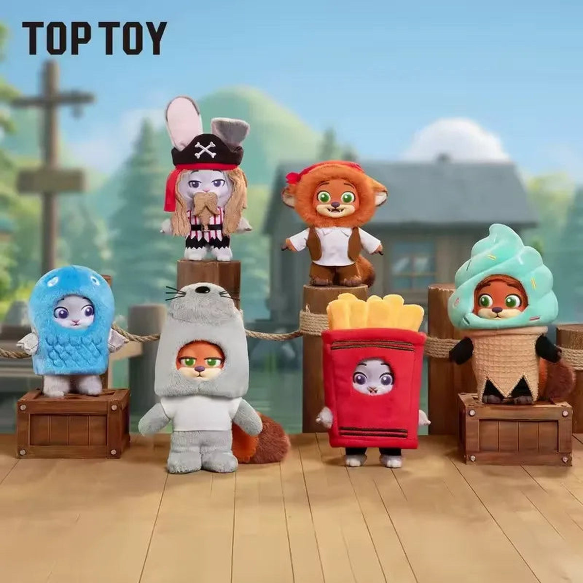 Disney - Blind Box - Plush Pendant Zootopie - 1 pc - Toptoy
