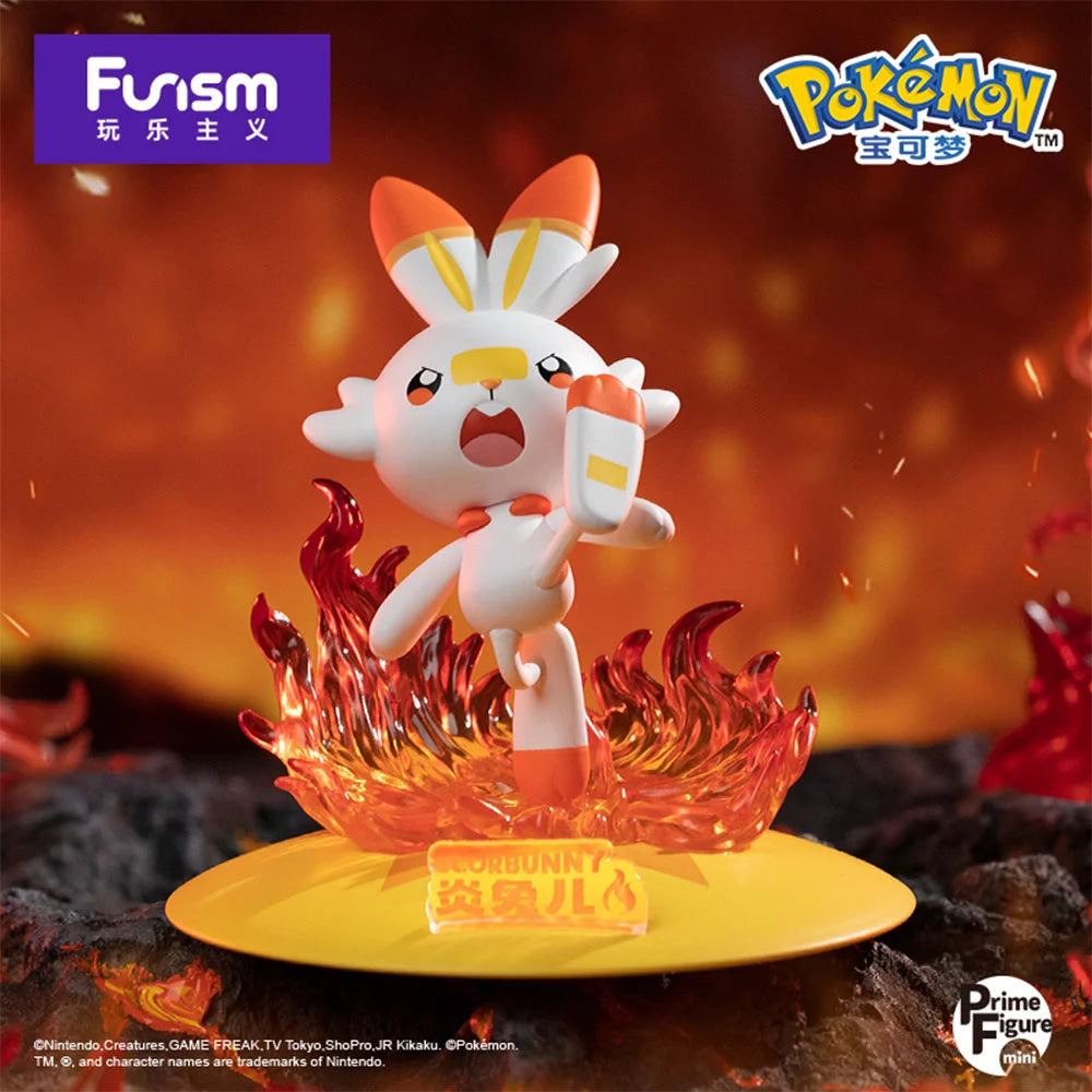 Figurine Flambino sous licence Pokémon, vue principale