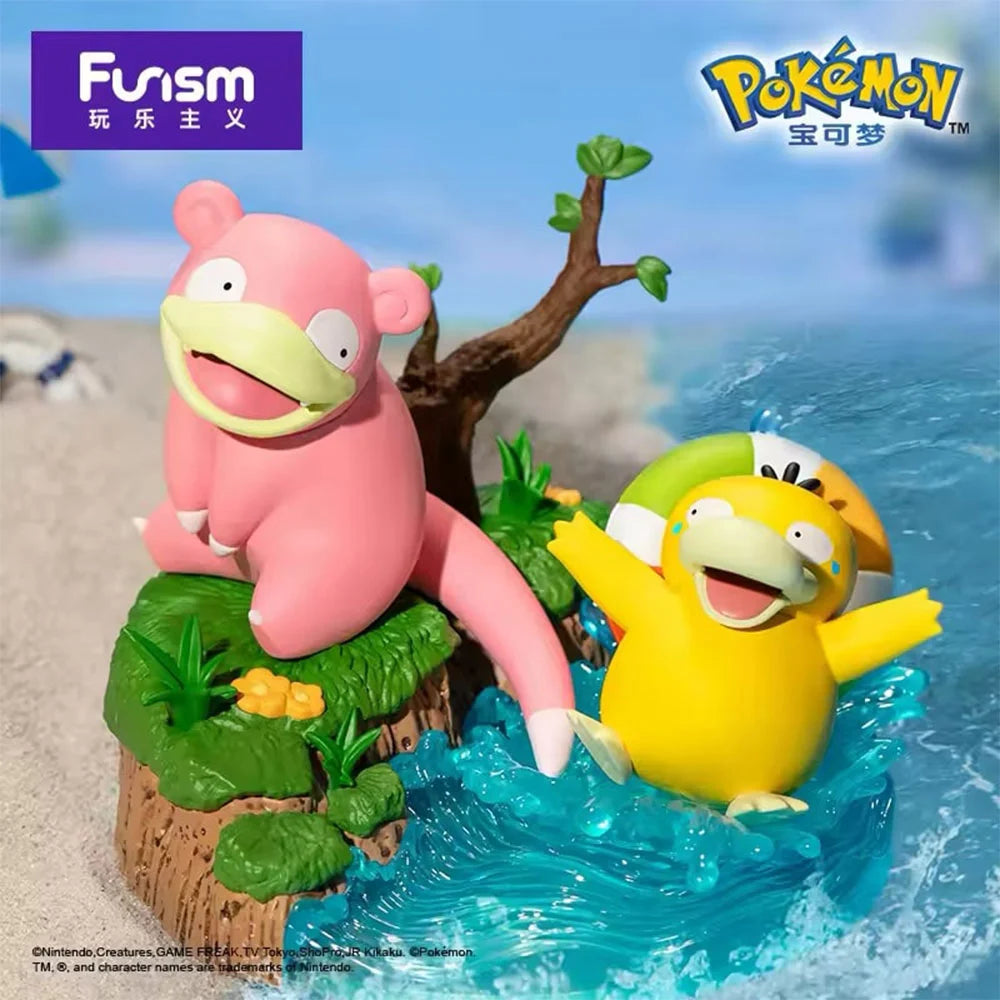 Diorama Psykokwak sous licence Pokémon, vue principale