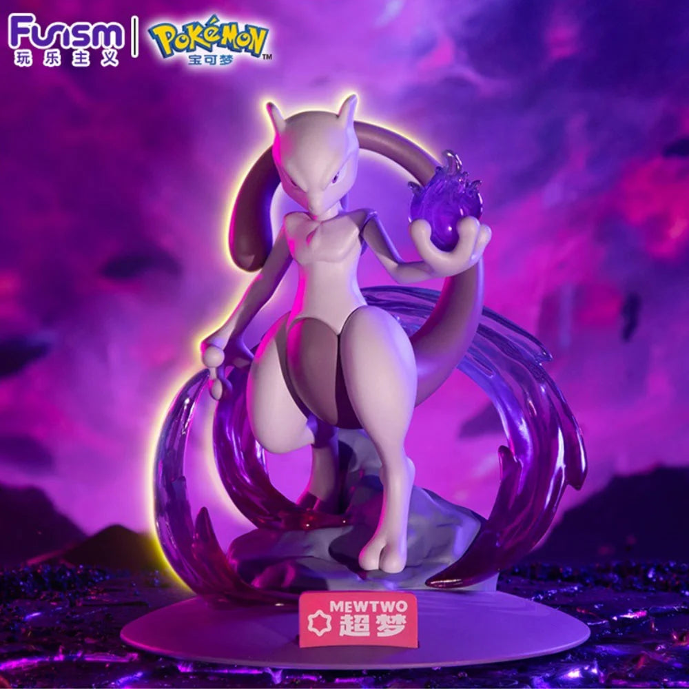 Figurine Mewtwo sous licence Pokémon, vue principale