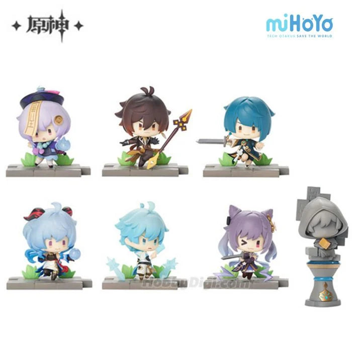 Blind box sous licence Genshin Impact, vue principale
