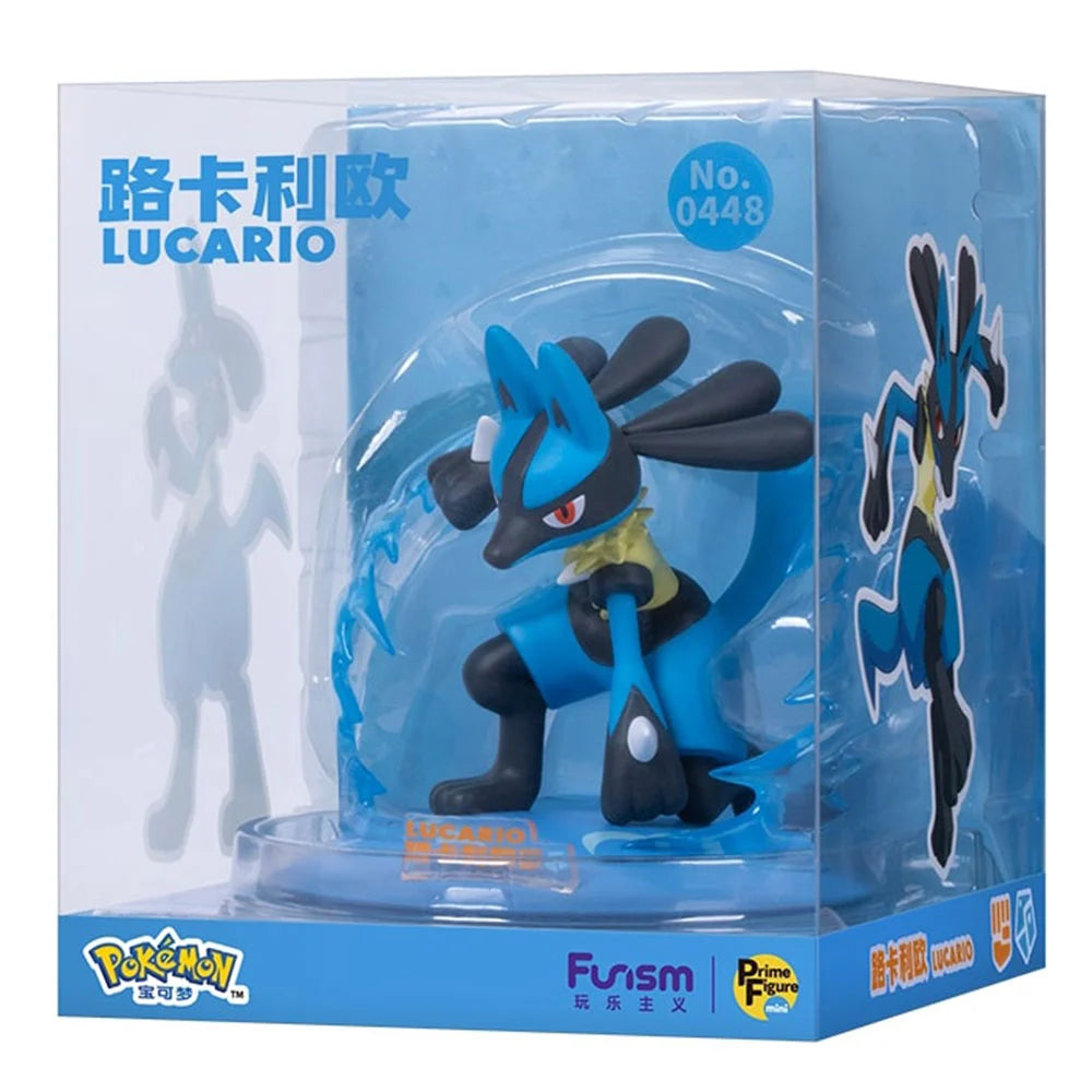Figurine Lucario sous licence Pokémon, vue principale