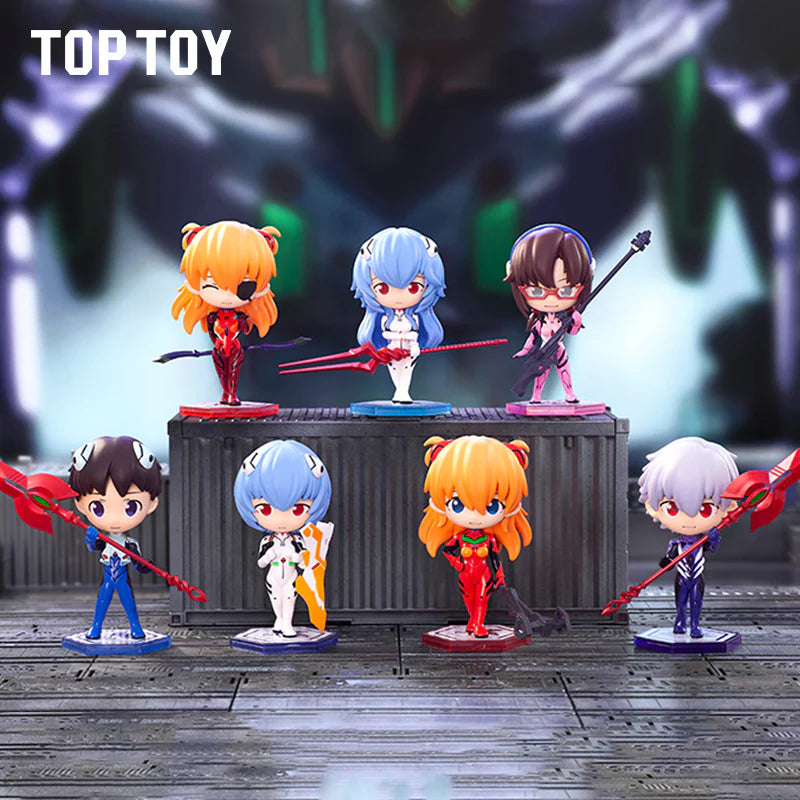 Blind box sous licence Evangelion, vue principale